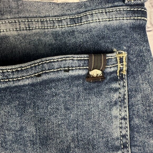 Buffalo David Bitton Evan-X Basic Slim Stretch Jeans, Size W32 x L30, Blue Acid - Picture 8 of 12